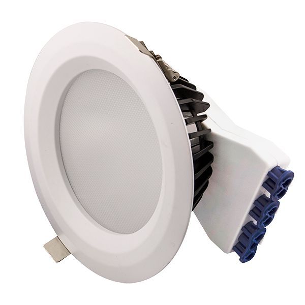Ovia OV65206CTAD Inceptor Iona White IP44 20W 1650lm 2700-4000-6500K CCT Dimmable Downlight
