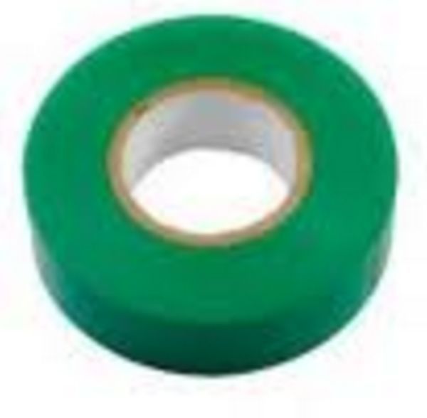Green PVC Insulation Tape 19mm x 33m 