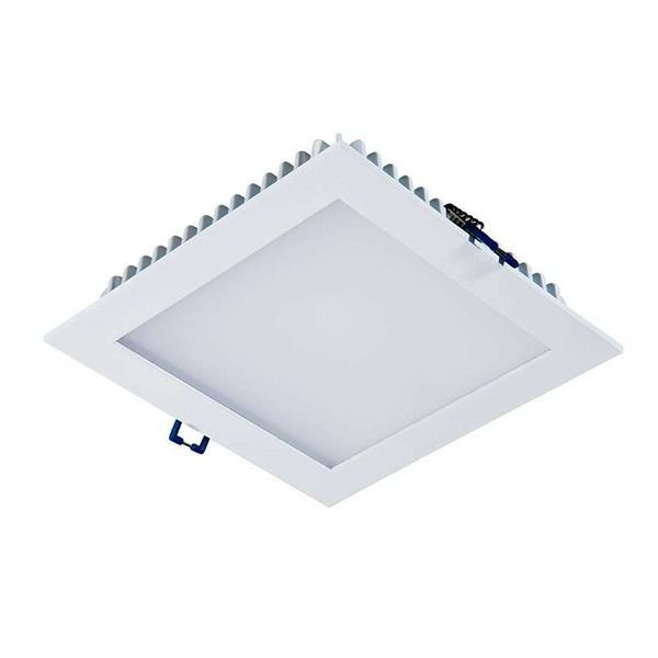 Square Ultra-Slim White Dimmable LED Downlight 8W 3000K Warm White