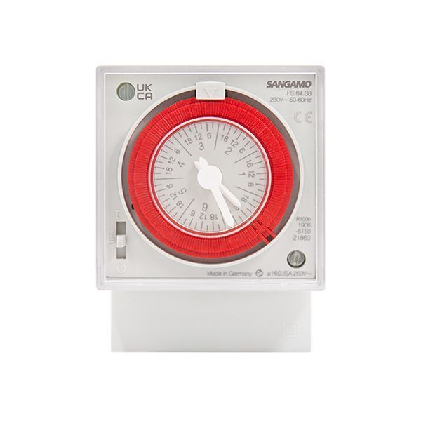 Standard Panel Mount 7 Day Timer with Battery