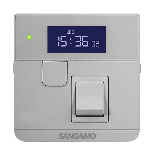 Sangamo PSPSF247S Powersaver Plus Silver 7 Day Select Controller W/ Fused Spur
