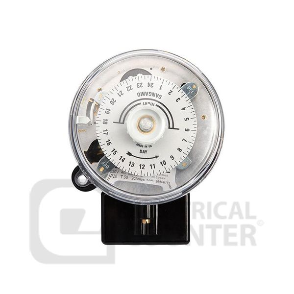 230V Standard 3 Pin Quartz Controlled Time Switch - 2 On/Offs 