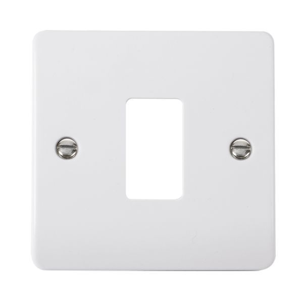 Click CMA20401 GridPro Polar White 1 Gang Mode Accesories Front Plate