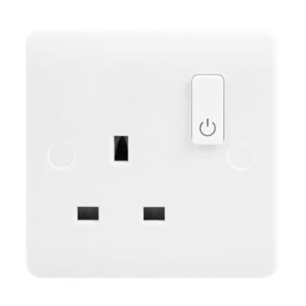 Click CMA30035 Click Smart Plus Polar White 1 Gang 13A Smart Switched Socket Outlet