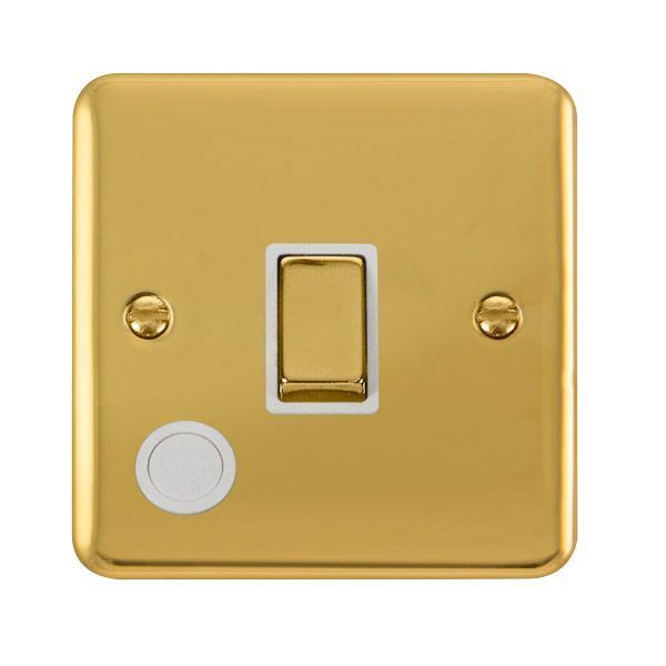 Watch a video of the Click DPBR522WH Deco Plus Polished Brass Ingot 1 Gang 20A 2 Pole Flex Outlet Switch - White Insert