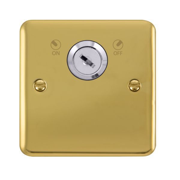 Watch a video of the Click DPBR660 Deco Plus Polished Brass 1 Gang 20A 2 Pole Lockable Plate Switch