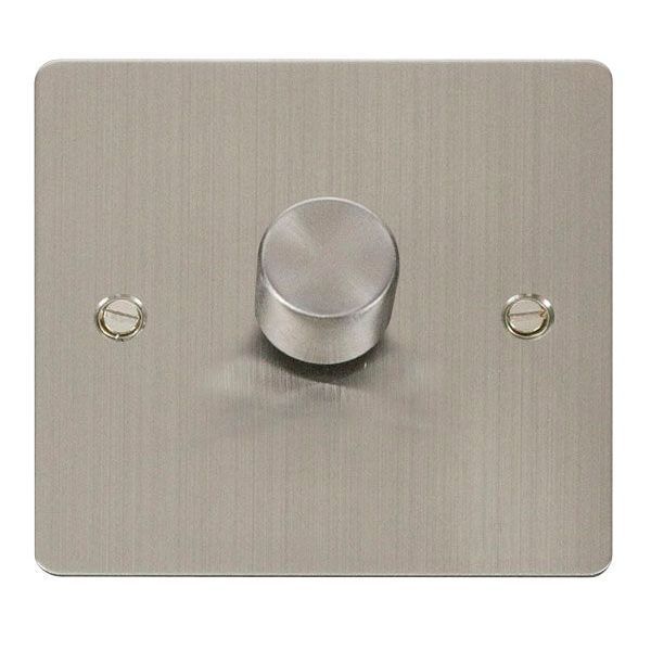 Click FPSS140 Define Stainless Steel 1 Gang 400Va 2 Way Dimmer Switch 