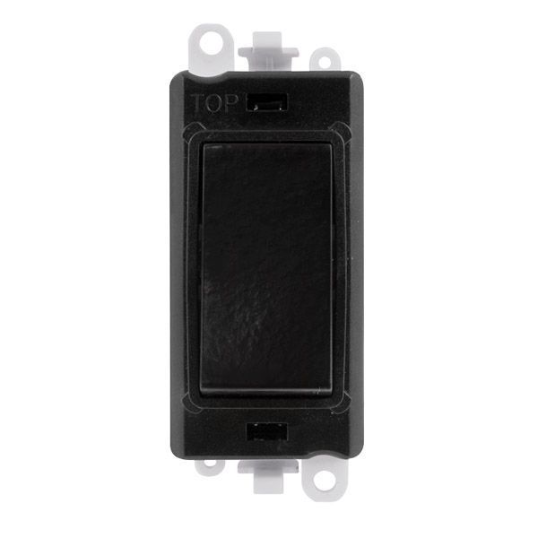 Click GM2070BK GridPro Black 20AX 3 Position Switch Module - Black Insert