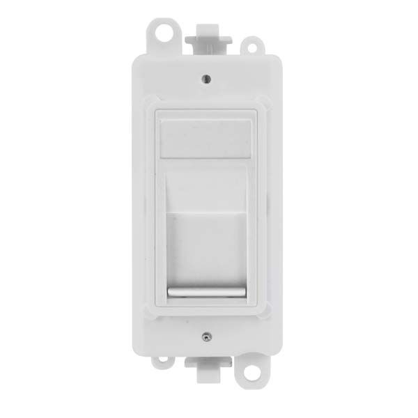 Click GM2485PW GridPro IDC Type Cat6 RJ45 Data Outlet Module - White Insert