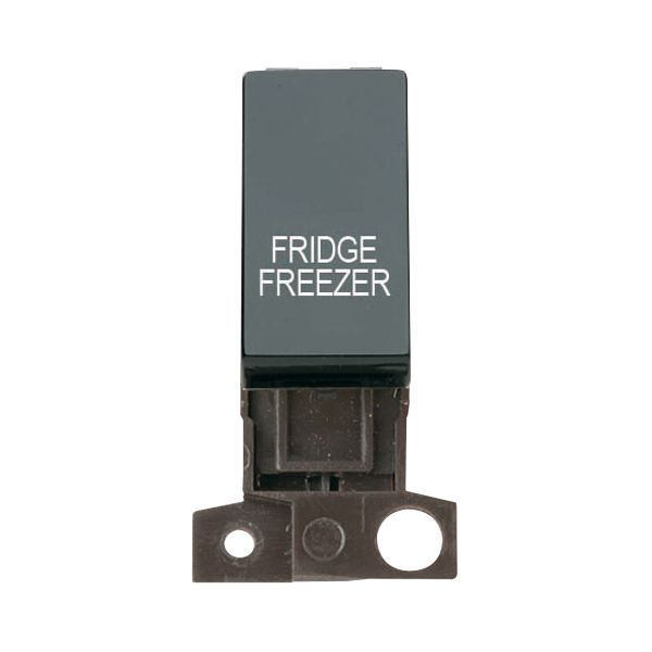 Click MD018BK-FF MiniGrid Black Ingot 13A 10AX 2 Pole FRIDGE FREEZER Switch Module