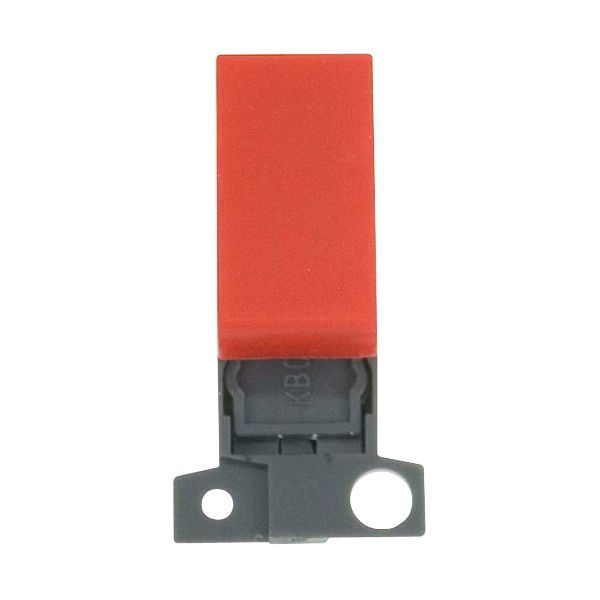 Click MD018RD MiniGrid Red Ingot 13A 10AX 2 Pole Switch Module