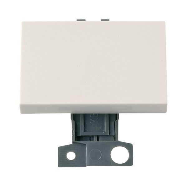Click MD038PW MiniGrid Polar White 10AX Intermediate Paddle Switch Module