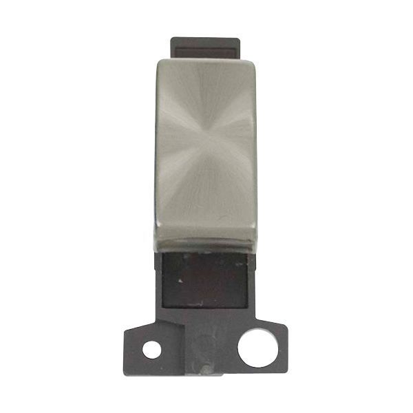Click MD070BS MiniGrid Brushed Steel Ingot 10A 3 Position Switch Module