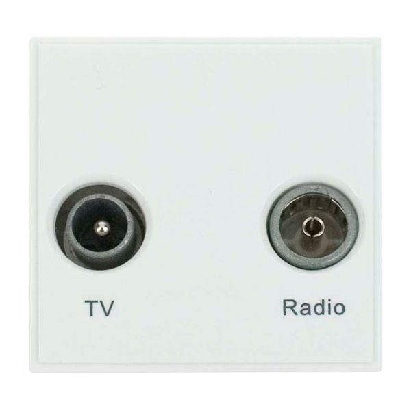 Click MM420WH New Media Polar White Diplexed TV Radio Module