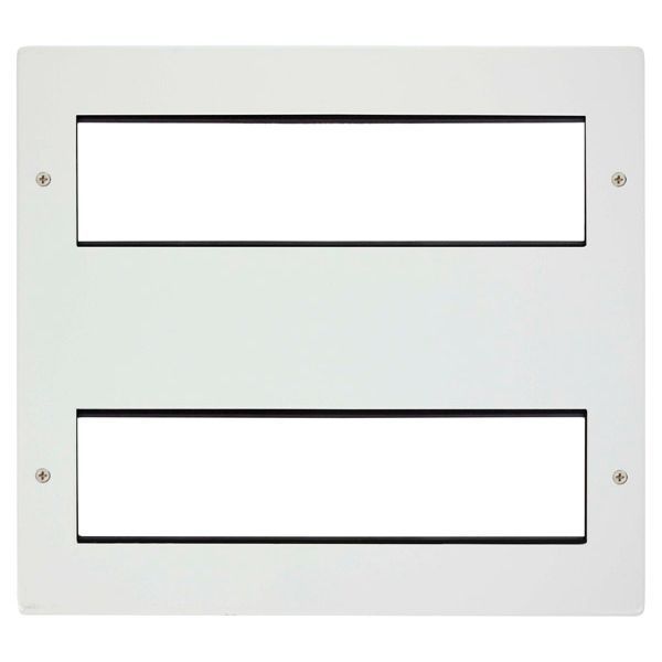 Click MP616PW New Media Polar White 2x8 Aperture Unfurnished Front Plate Yoke