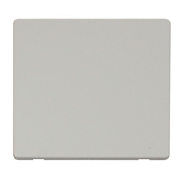 Click SCP060PW Definity Polar White Screwless 1 Gang Blank Cover Plate