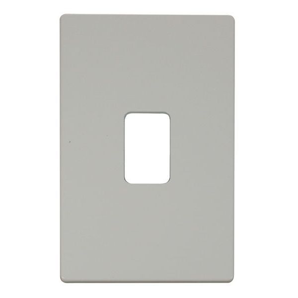 Click SCP202PW Polar White Definity Screwless 45A Vertical Switch Cover Plate