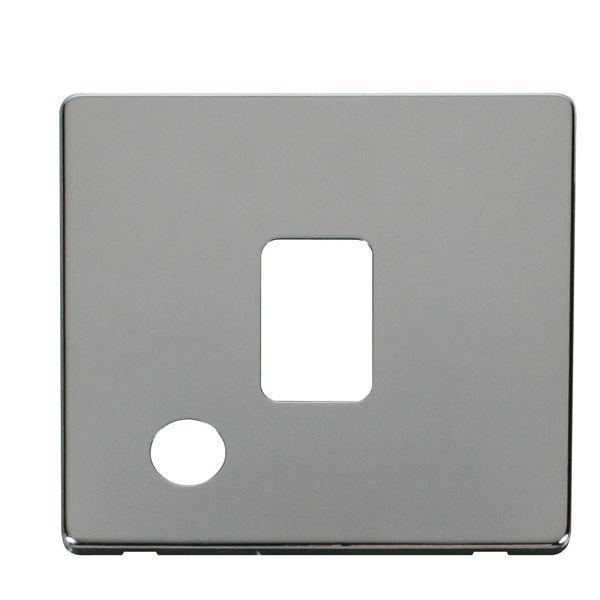 Click SCP322CH Polished Chrome Definity Screwless 1 Gang 20A Flex Outlet Switch Cover Plate