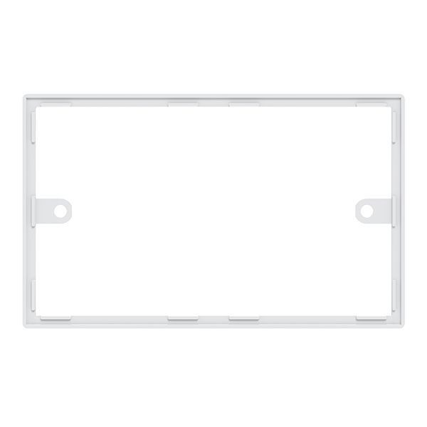 Click VP096WH Deco White 2 Gang 10mm Gasket