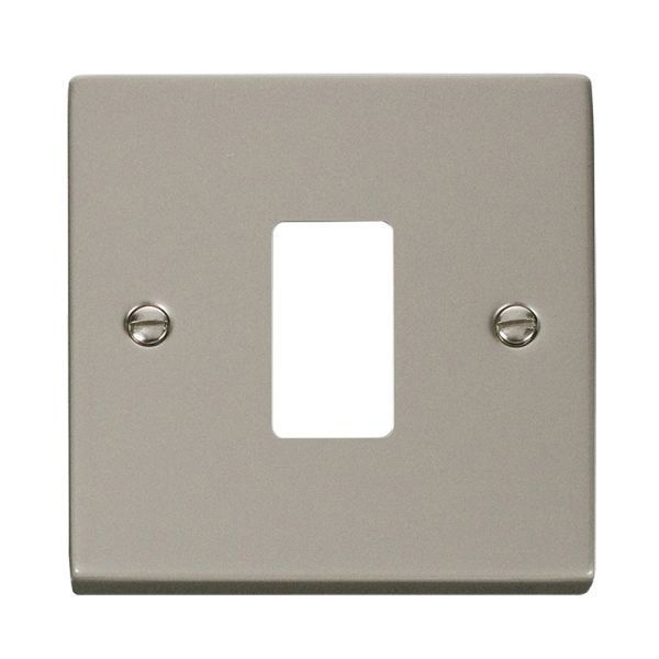 Click VPPN20401 GridPro Pearl Nickel 1 Gang Deco Range Front Plate