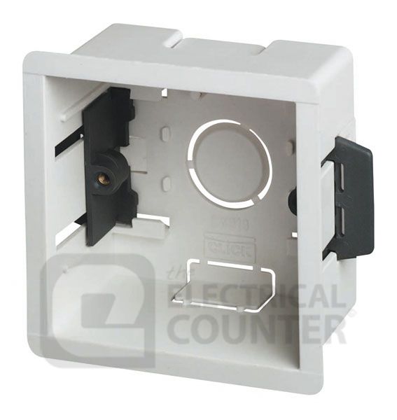 Click WA106P Essentials 1 Gang 47mm Cavity Wall Dry Lining Box
