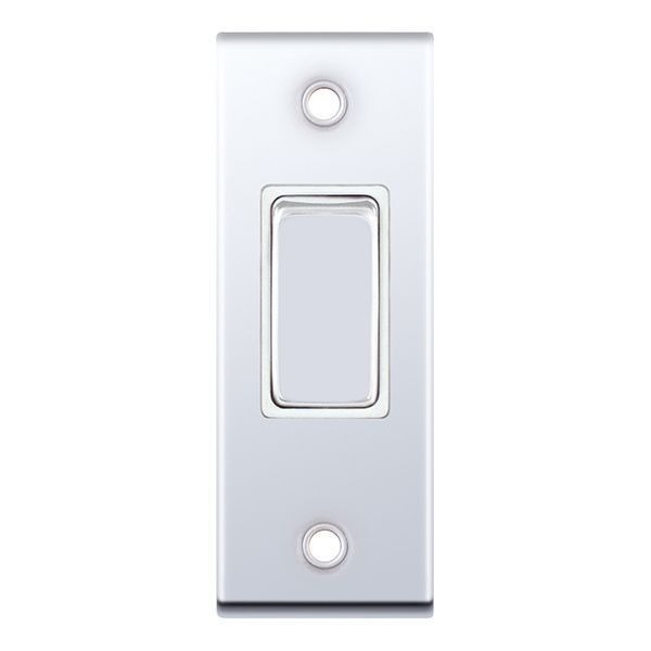 Selectric DSL379 5M Polished Chrome 1 Gang 10A 2 Way Architrave Switch