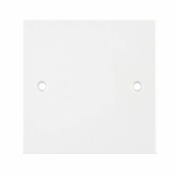Selectric LG9111 Square White 1 Gang Blanking Plate