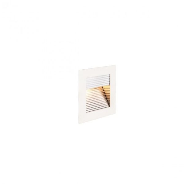 White Aluminium Frame LED Indoor Recessed Curved Wall Light 2700K 277V