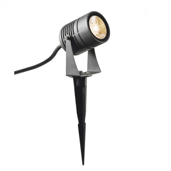 Anthracite LED Spike Outdoor Ground Spike Luminaire IP55 40 3000K
