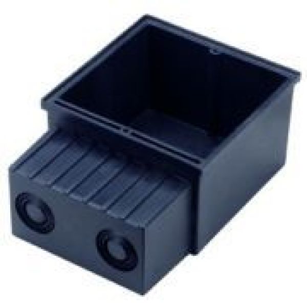 Black Flush Mounted Installation Box for Frame Curve Flat & Basic LED