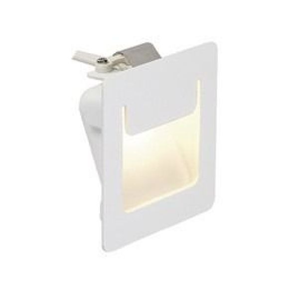 White Aluminium Downunder Pure Warm White LED Wall Light 3.5W IP20
