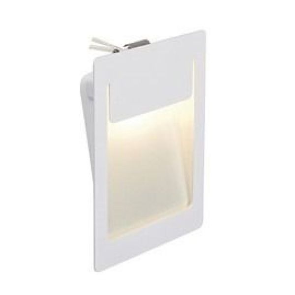 White Aluminium Downunder Pure Big Warm White LED Wall Light 3.5W