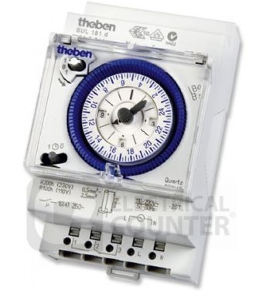 3 Module 24 Hour Segment Time Switch With Power Reserve