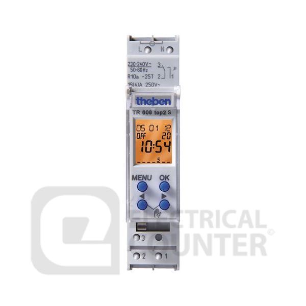 Single Module 1 Channel Digital Timeswitch with Weekly Programme