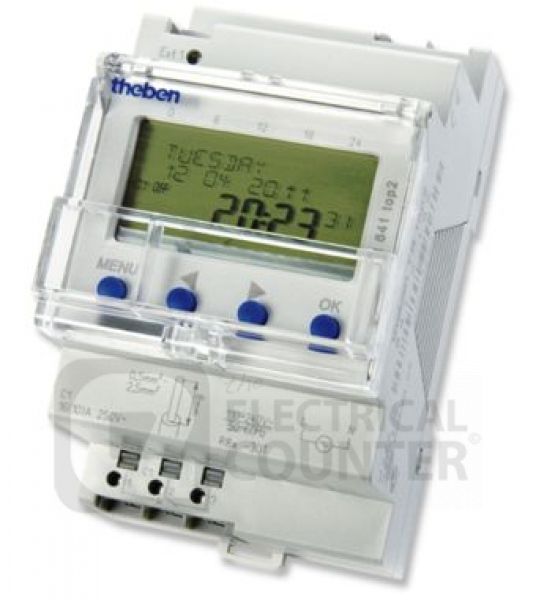 Single Channel 24 Hour/7 Day/Yearly 16Amp Digital Time Switch 3 Module