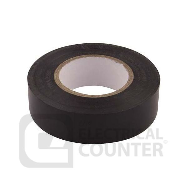 Unicrimp 1920B Black Flame Retardant PVC Insulation Tape 19mm x 20m