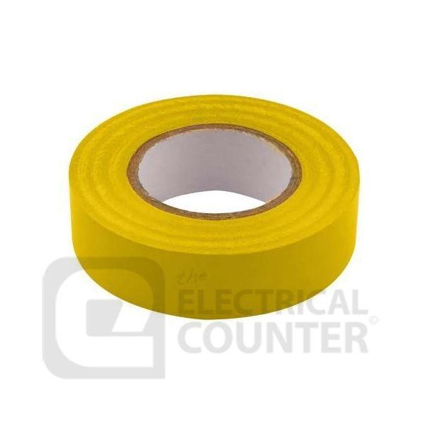 Unicrimp 1933Y Yellow Flame Retardant PVC Insulation Tape 19mm x 33m