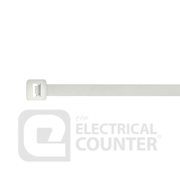 Unicrimp QT200RE Natural Releasable Nylon Cable Ties 22.2kg 4.8 x 200mm (100 Pack, 0.03 each)