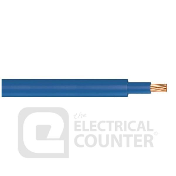 Pitacs 6181Y 25.0MM 50M BL BL Blue Double Insulated 6181Y 25.0mm Cable with Blue Core - 50