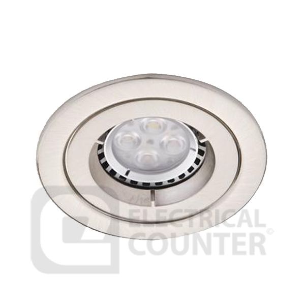 Ansell AMICD/SC iCage Mini Satin Chrome 50W GU10 90mm Fire Rated Downlight