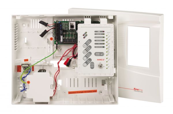 ESP MAG2 Fireline 2 Zone Metal Cased Conventional Fire Alarm Panel