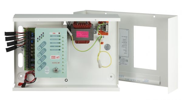 ESP MAG4 Fireline 4 Zone Metal Cased Conventional Fire Alarm Panel