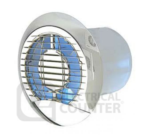 Manrose HAYLO100P Haylo Extractor Fan 4 Inch 100mm Pullcord Complete with Backdraft Shutter