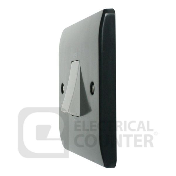 Click CMA500AG Mode Part M Anthracite Grey 1 Gang 45A 2 Pole Plate Switch