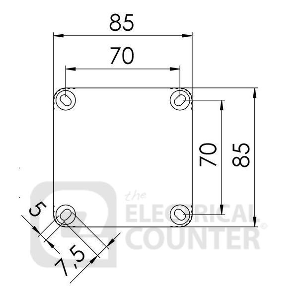 Combi Set 308/5 Pole Terminal Junction Box & Silicone Gel IP68