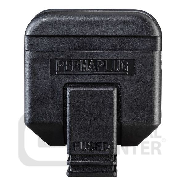Permaplug HDPT13B Black 13A Heavy Duty Plug