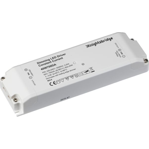 Knightsbridge LED Driver Constant Current Dimmable 40W 700mA 