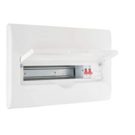 BG Fortress CFFSW14 14 Way 100A Main Switch Fully Recessed Metal Consumer Unit