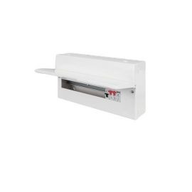BG Fortress CFUSW12SPD 12 Way IP2XC T2 SPD 1x32A B-Curve MCB 1x100A Main Switch Unpopulated Main Switch Incomer Consumer Unit image