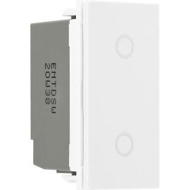 BG EMTDSW White 100W Intelligent LED Secondary Touch Dimmer Euro Module